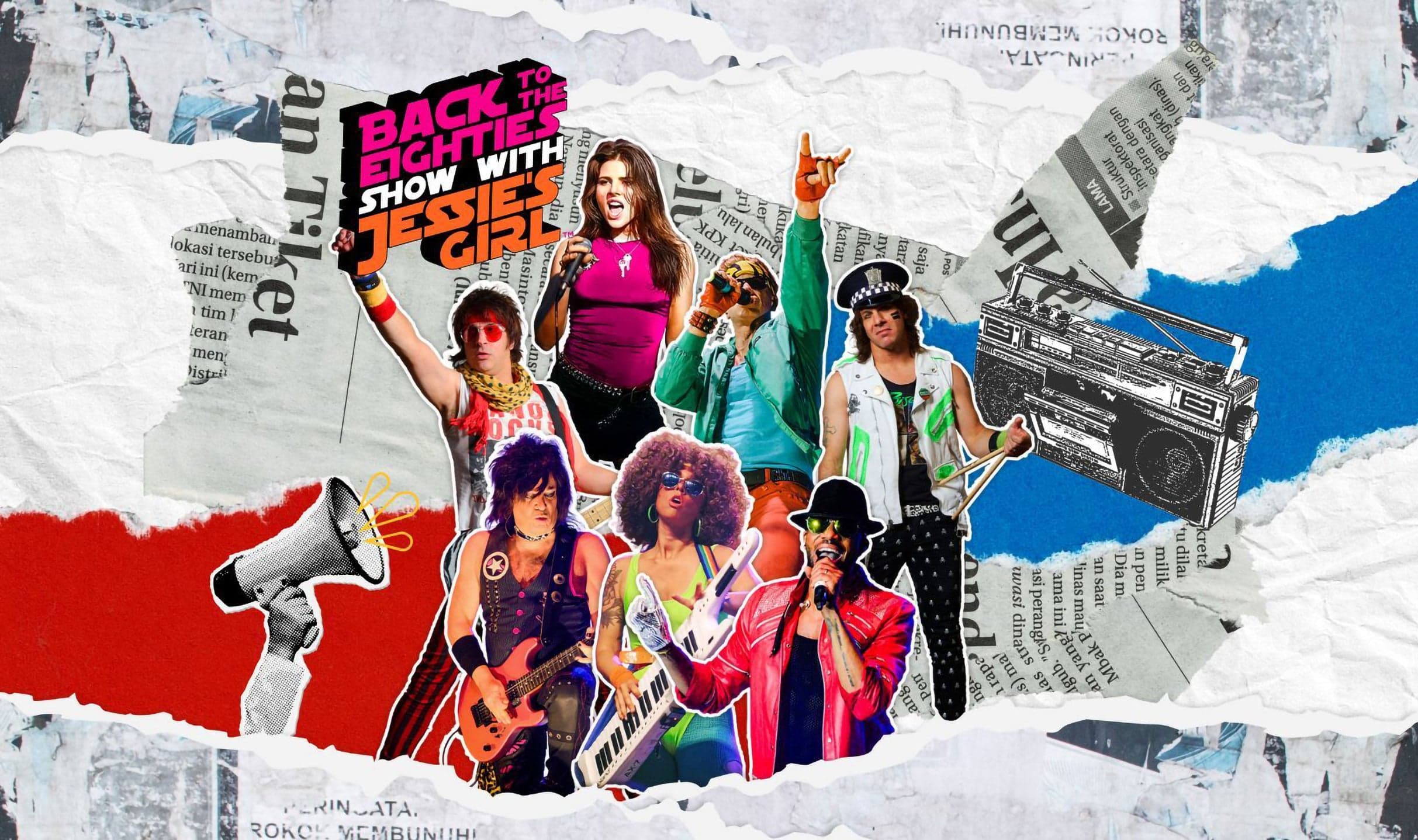 Cover for Back to the Eighties Show with Jessie's Girl