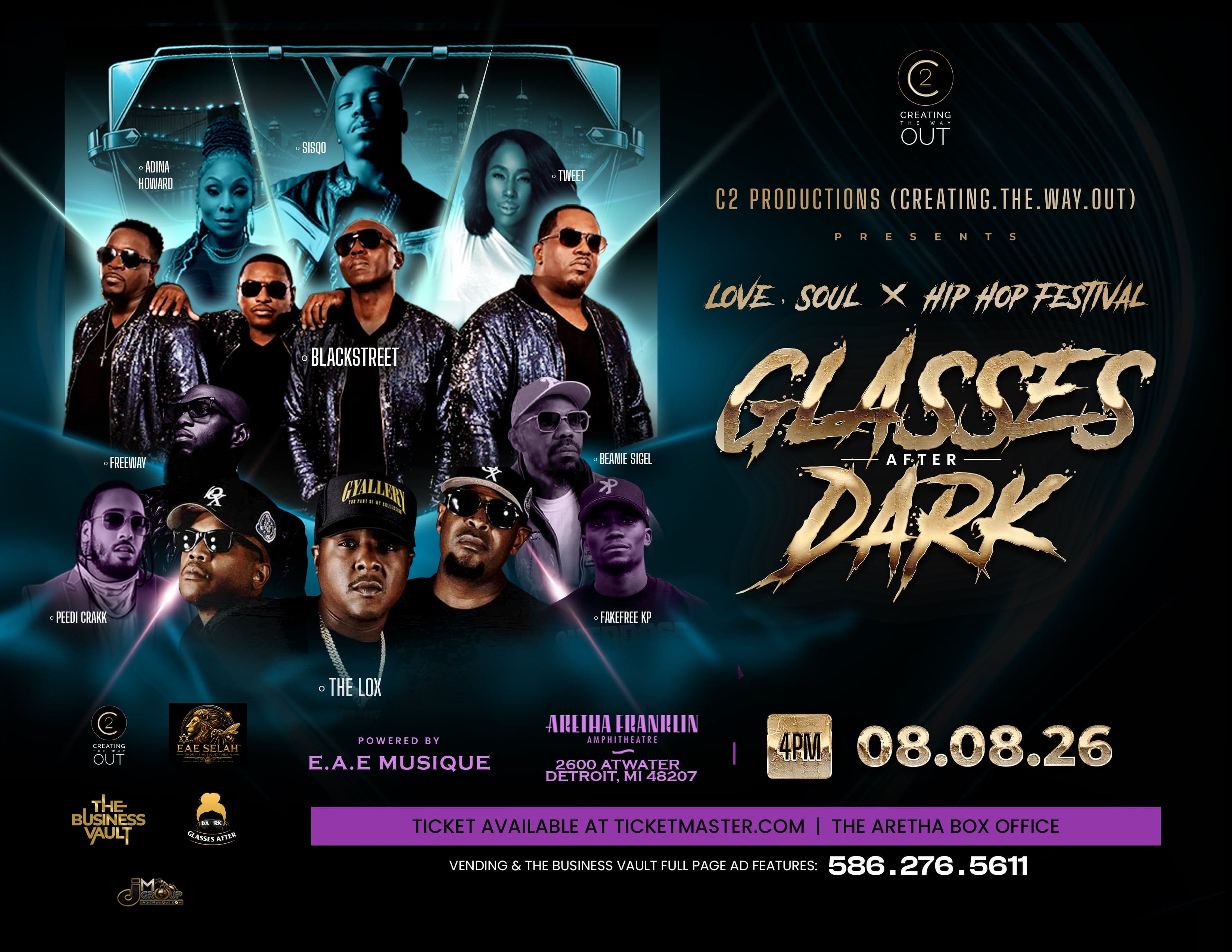 Cover for Glasses after Dark Love Soul and Hip Hop
