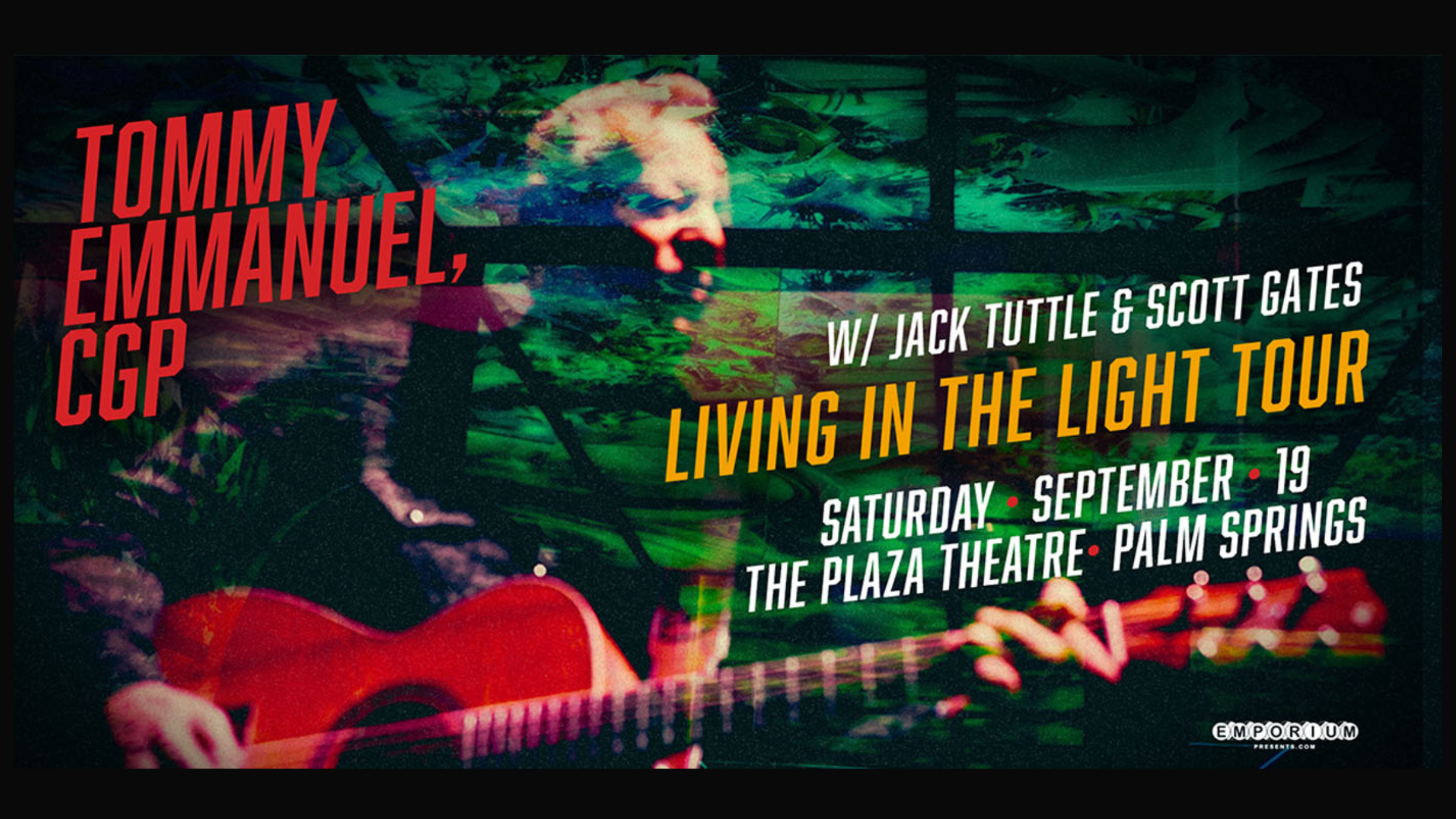 Cover for Tommy Emmanuel CGP - Living In The Light Tour