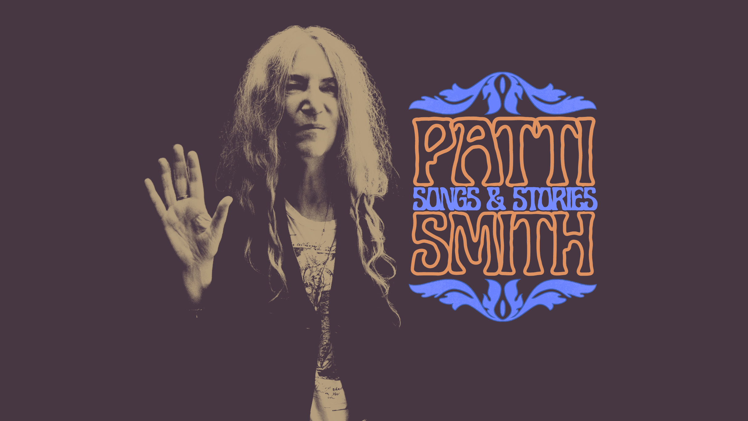 Cover for Patti Smith: Songs & Stories Book Bundled Event by A Room of One's Own