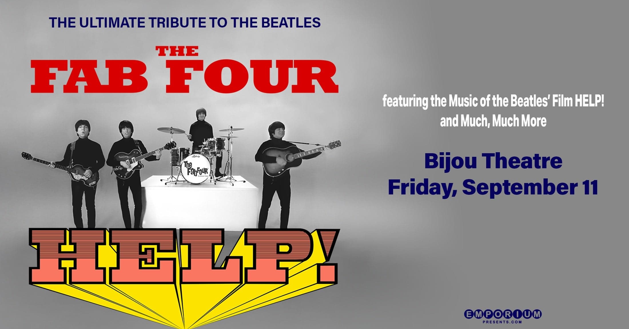 Cover for The Fab Four: Tribute to the Beatles' "Help!" and the Hits