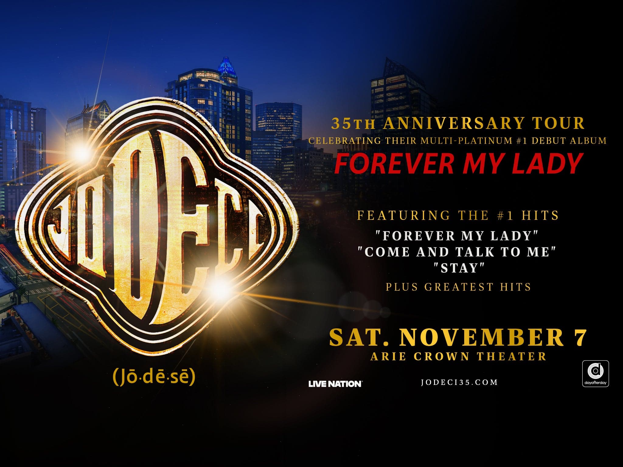 Cover for Jodeci - 35th Anniversary Tour of Forever My Lady