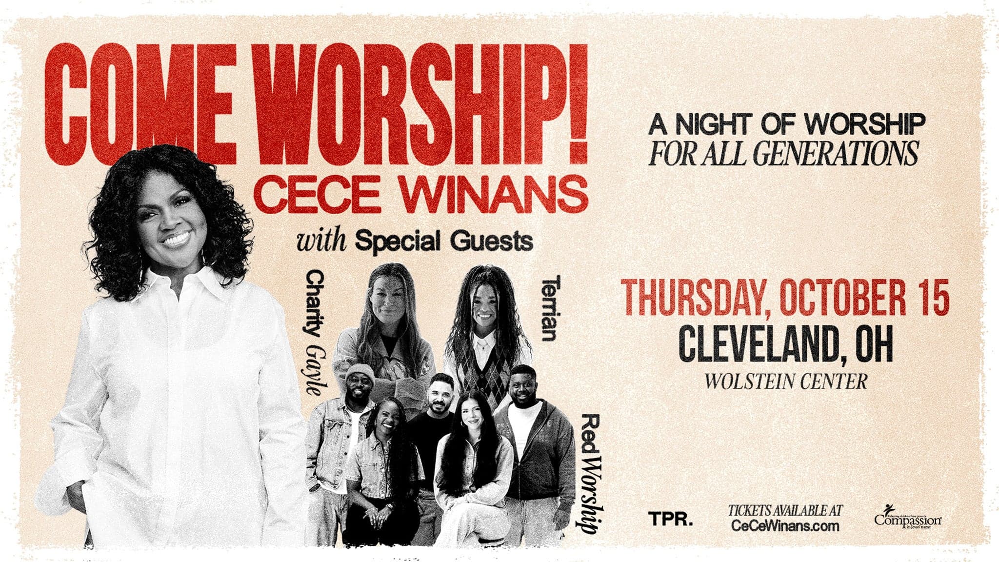 Cover for CeCe Winans-COME WORSHIP! Tour