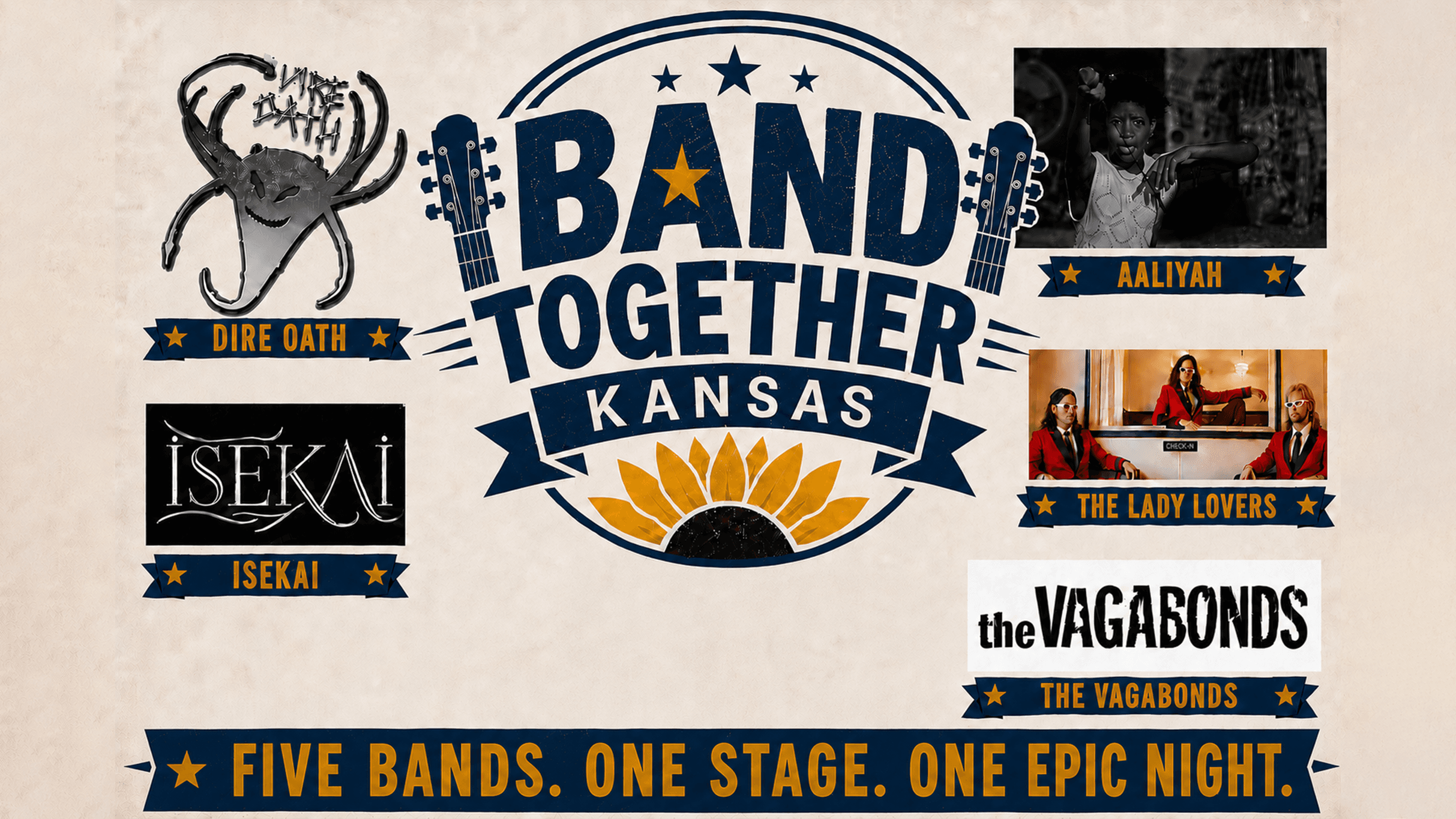 Cover for Band Together Kansas