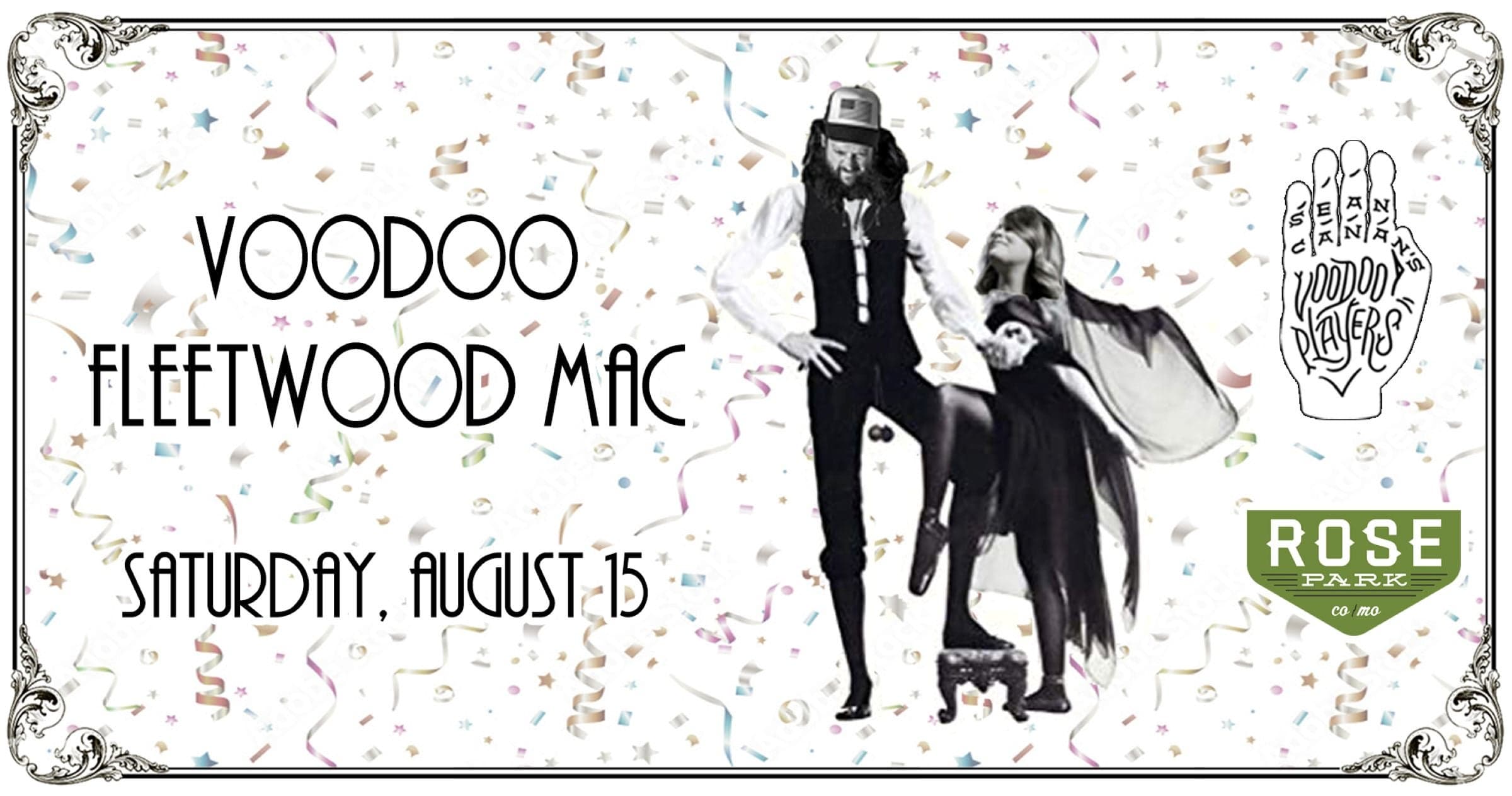 Cover for Voodoo Fleetwood Mac at Rose Park