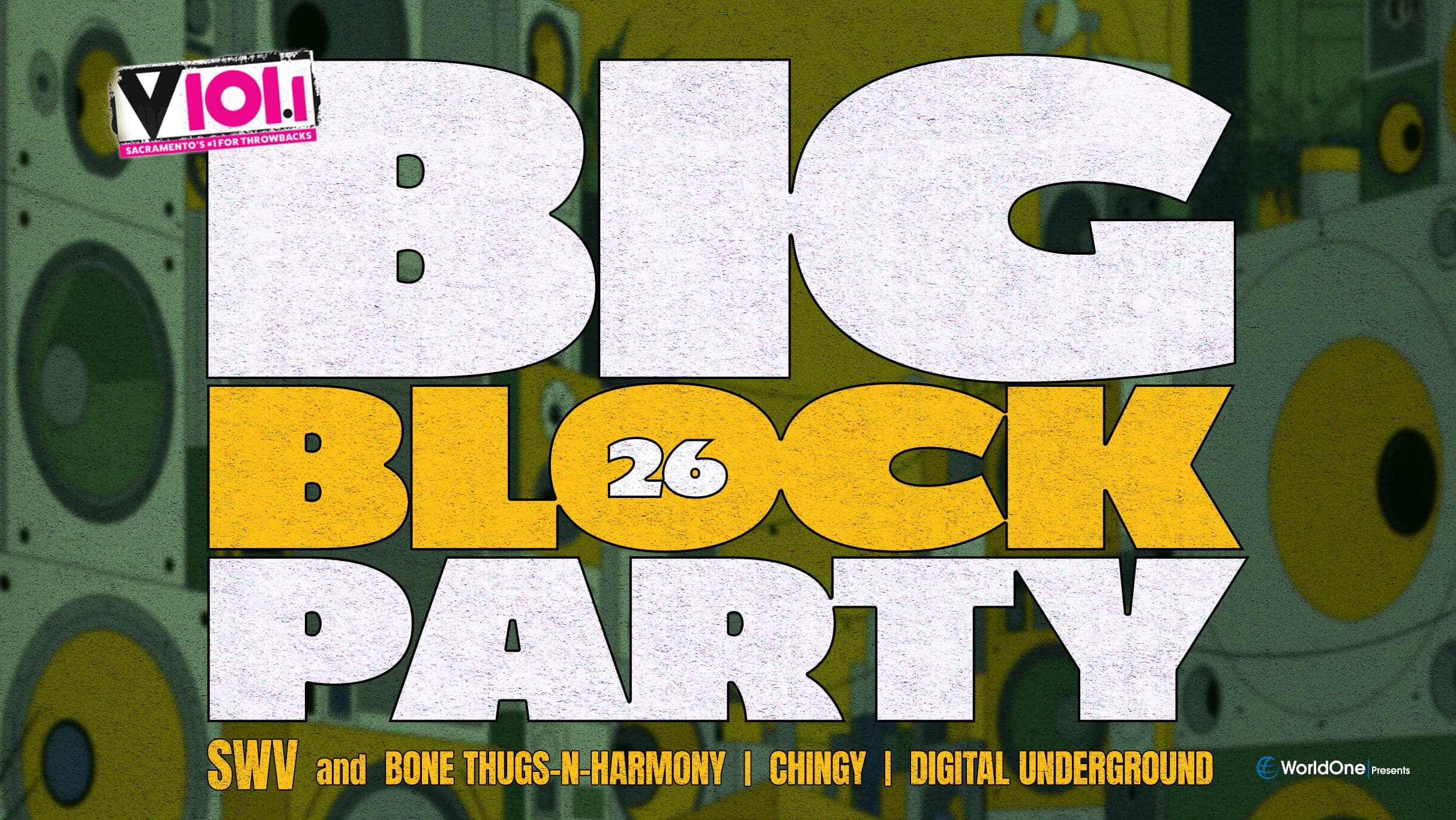 Cover for Block Party '26: SWV, Bone Thugs-N-Harmony, Chingy,Digital Underground