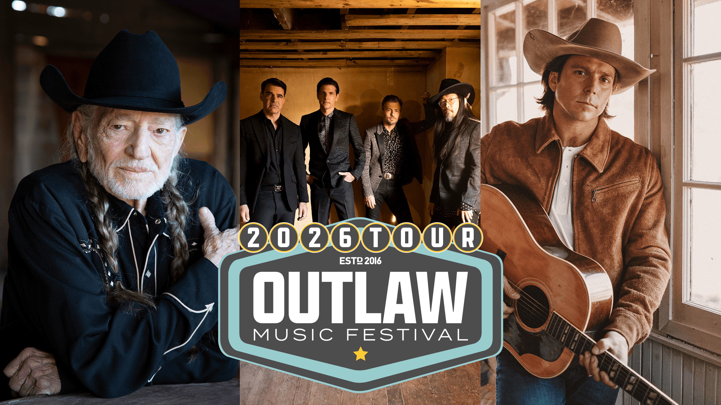 Cover for Outlaw Festival: Willie Nelson, Avett Brothers, Lukas Nelson & More!