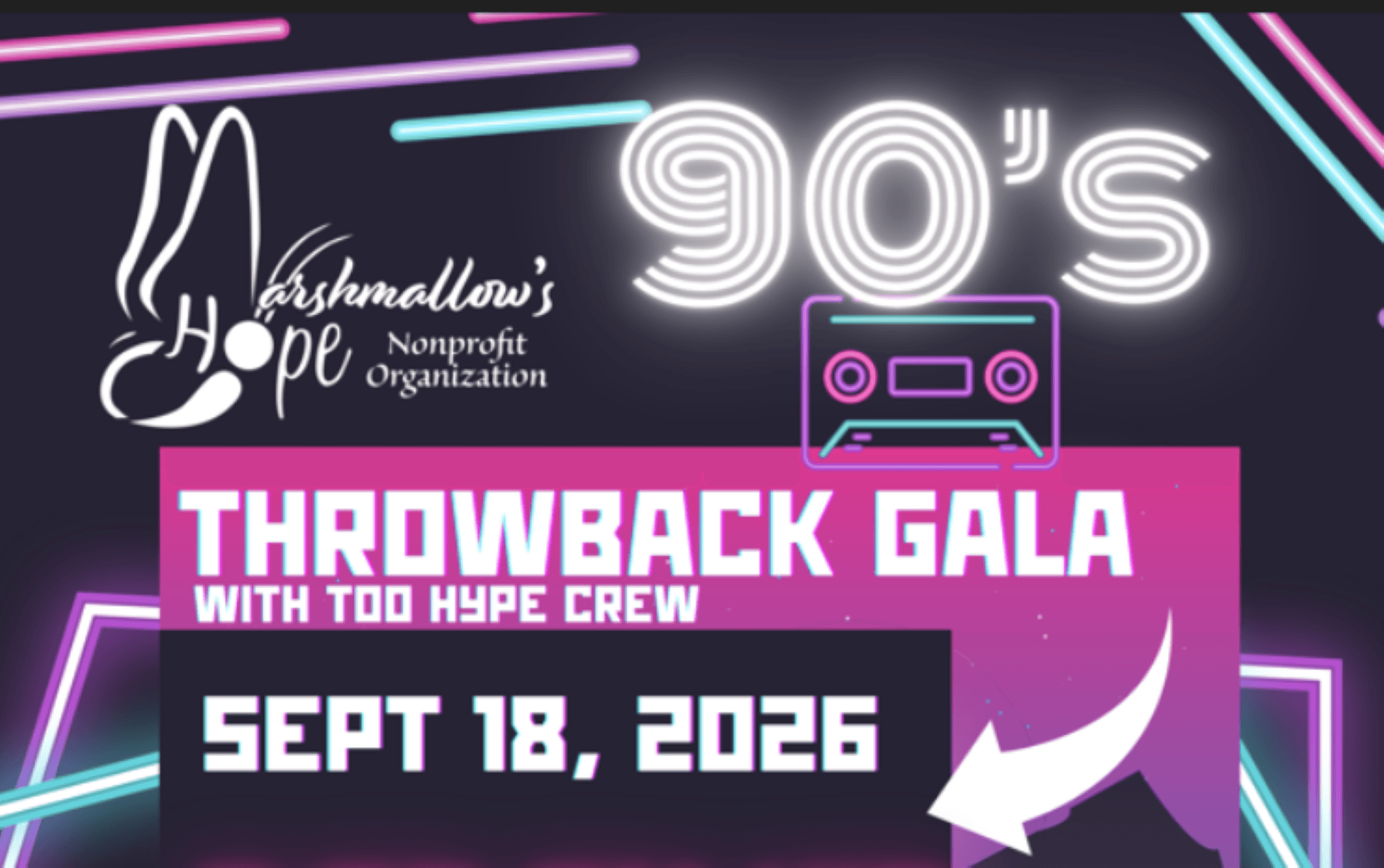 Cover for Marshmallow's Hope - 90's Throwback Gala with Too Hype Crew