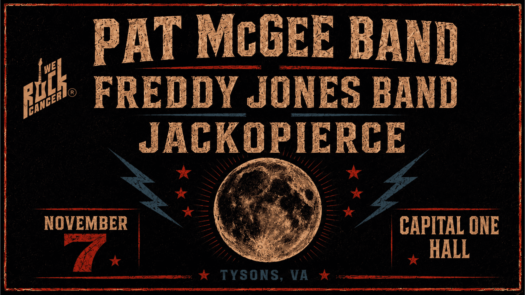 Cover for WRC Presents Pat McGee Band, Freddy Jones Band and Jackopierce