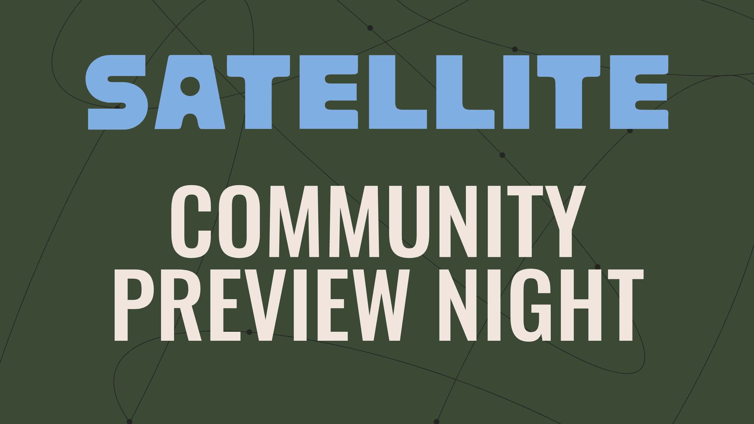 Cover for Community Preview Night