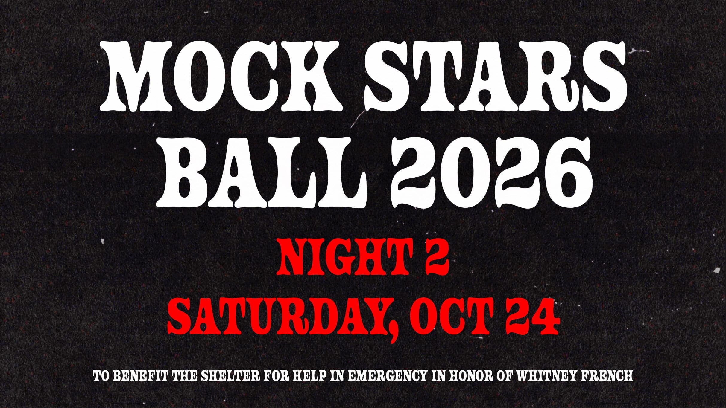 Cover for MOCK STAR'S BALL 2026!