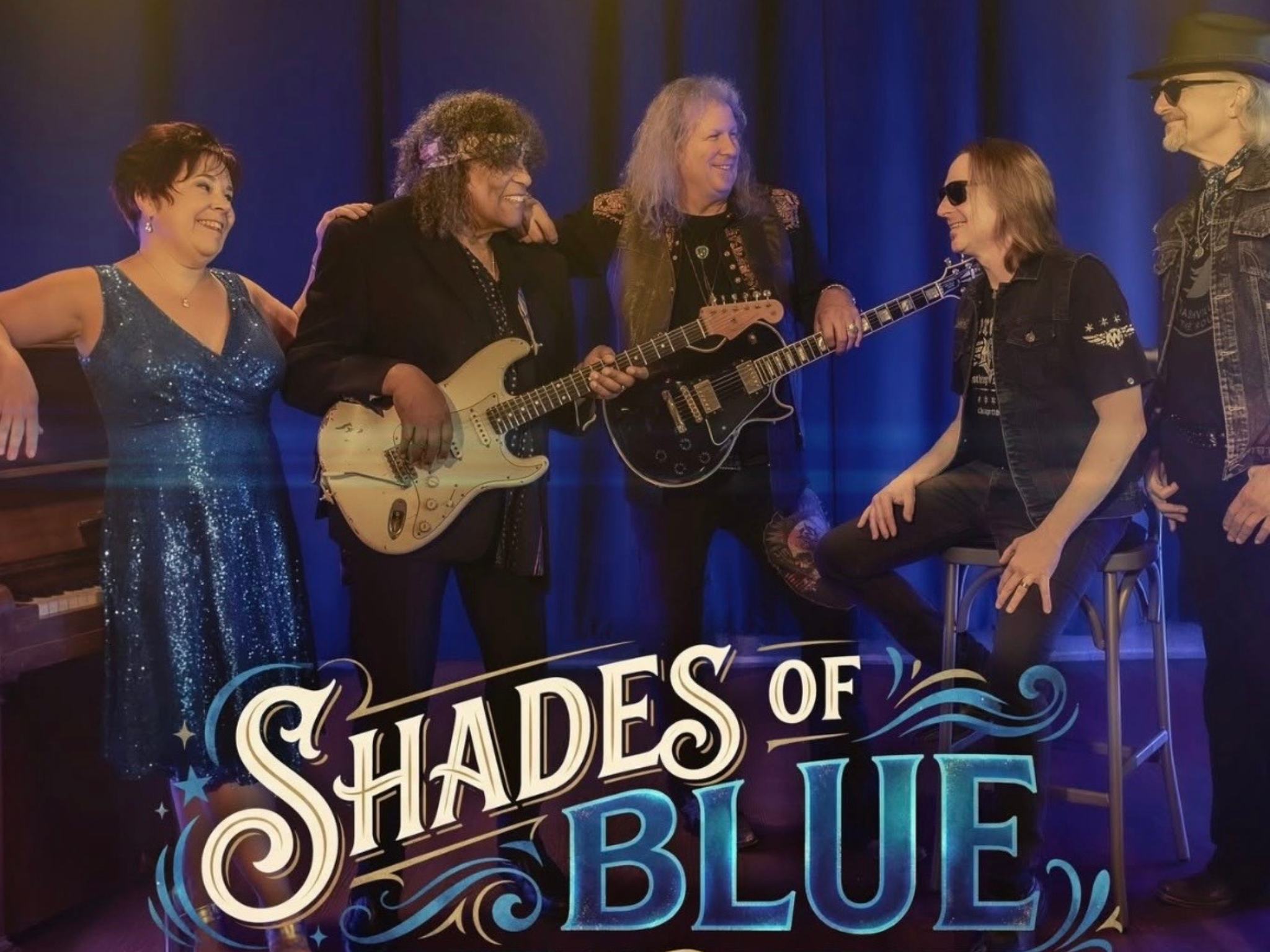 Cover for Shades of Blue Featuring Jon Butcher & Diane Blue