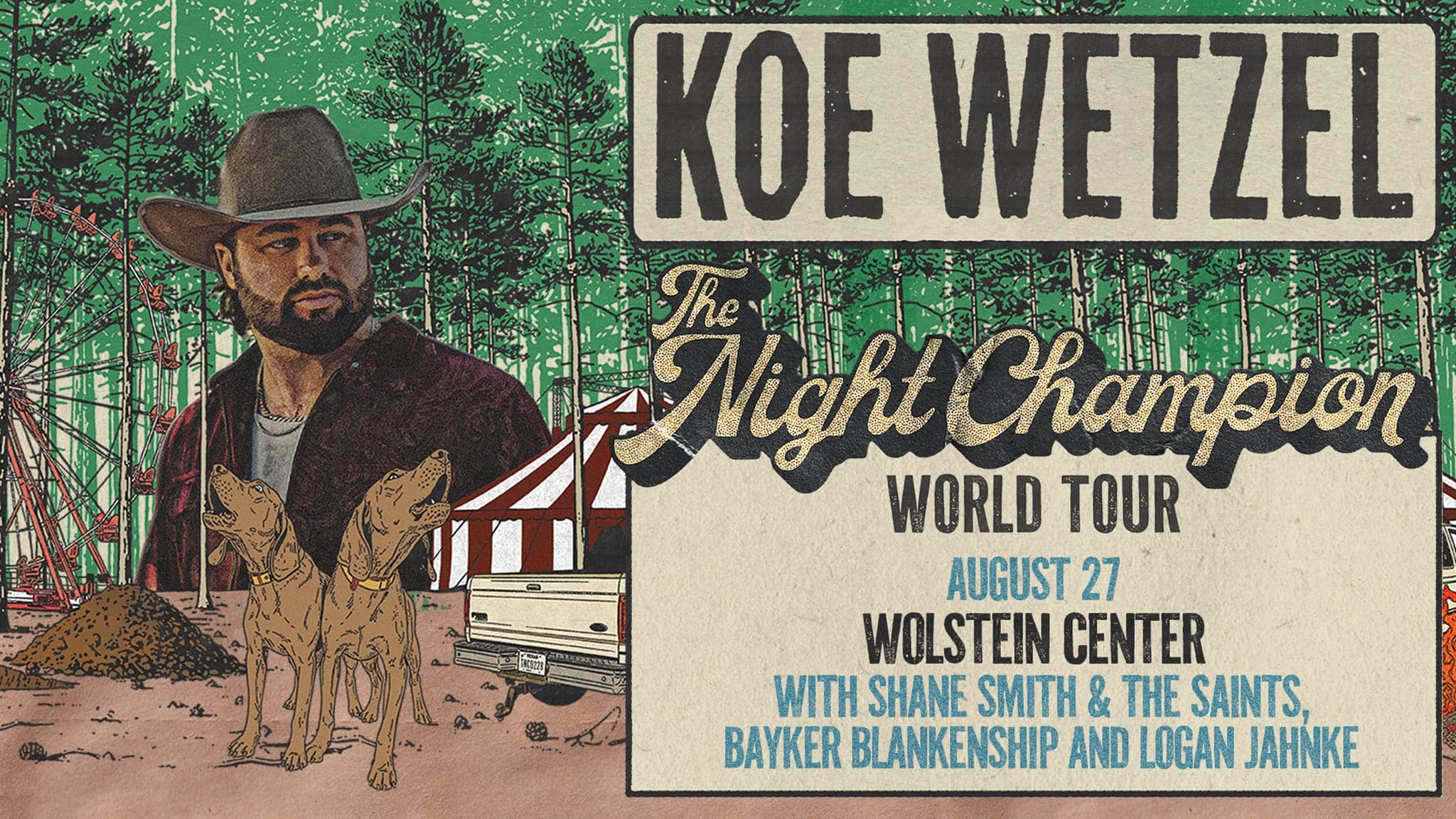 Cover for Koe Wetzel-The Night Champion World Tour