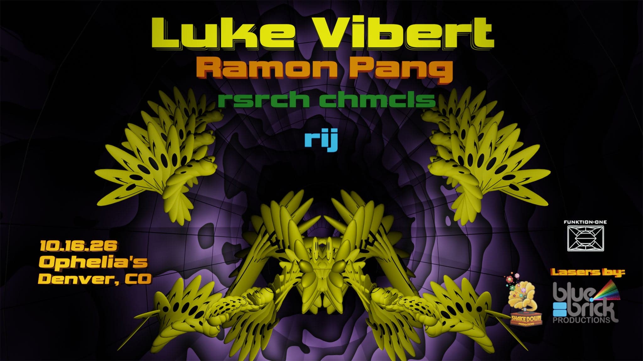 Cover for Luke Vibert with RamonPang, rsrch chmcls, & rij