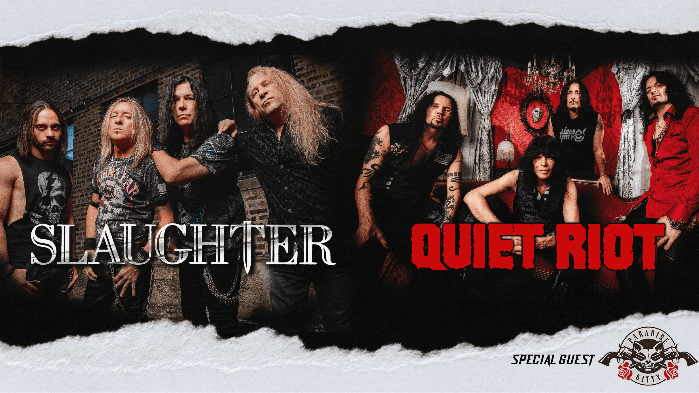 Cover for Slaughter / Quiet Riot / Paradise Kitty