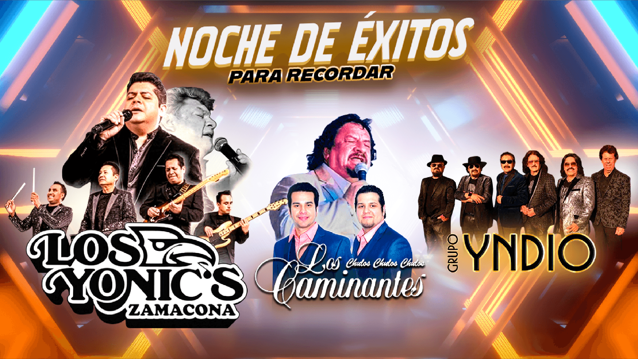 Cover for Los Yonics, Los Caminantes y Grupo Yndio