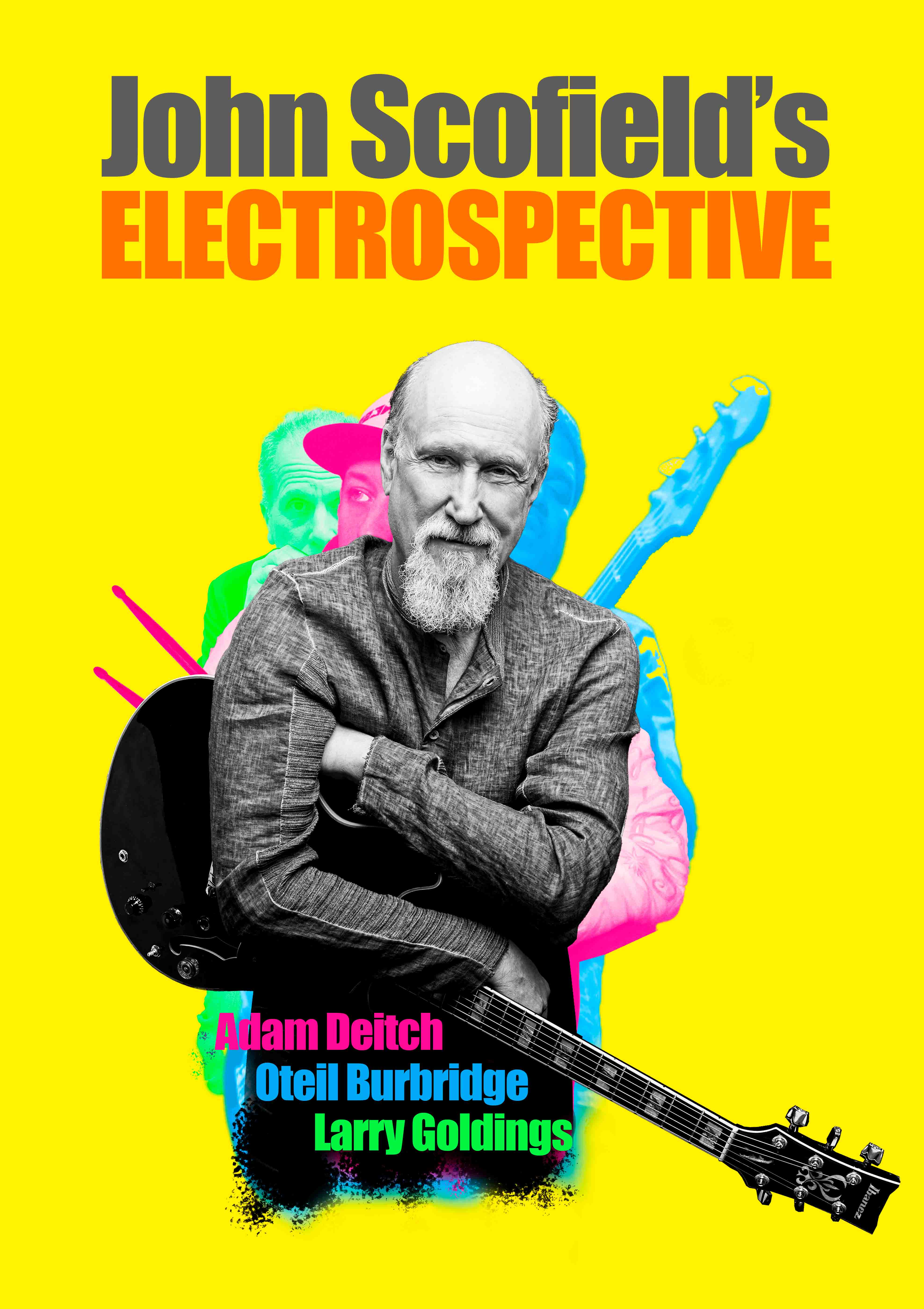 Cover for JOHN SCOFIELD'S "ELECTROSPECTIVE"