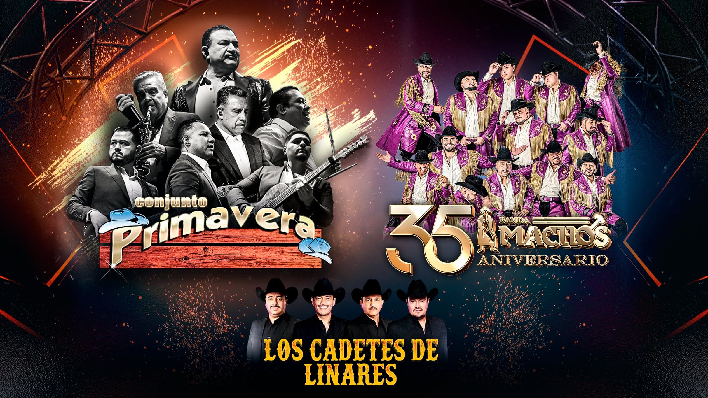 Cover for Conjunto Primavera & Banda Machos en Concierto