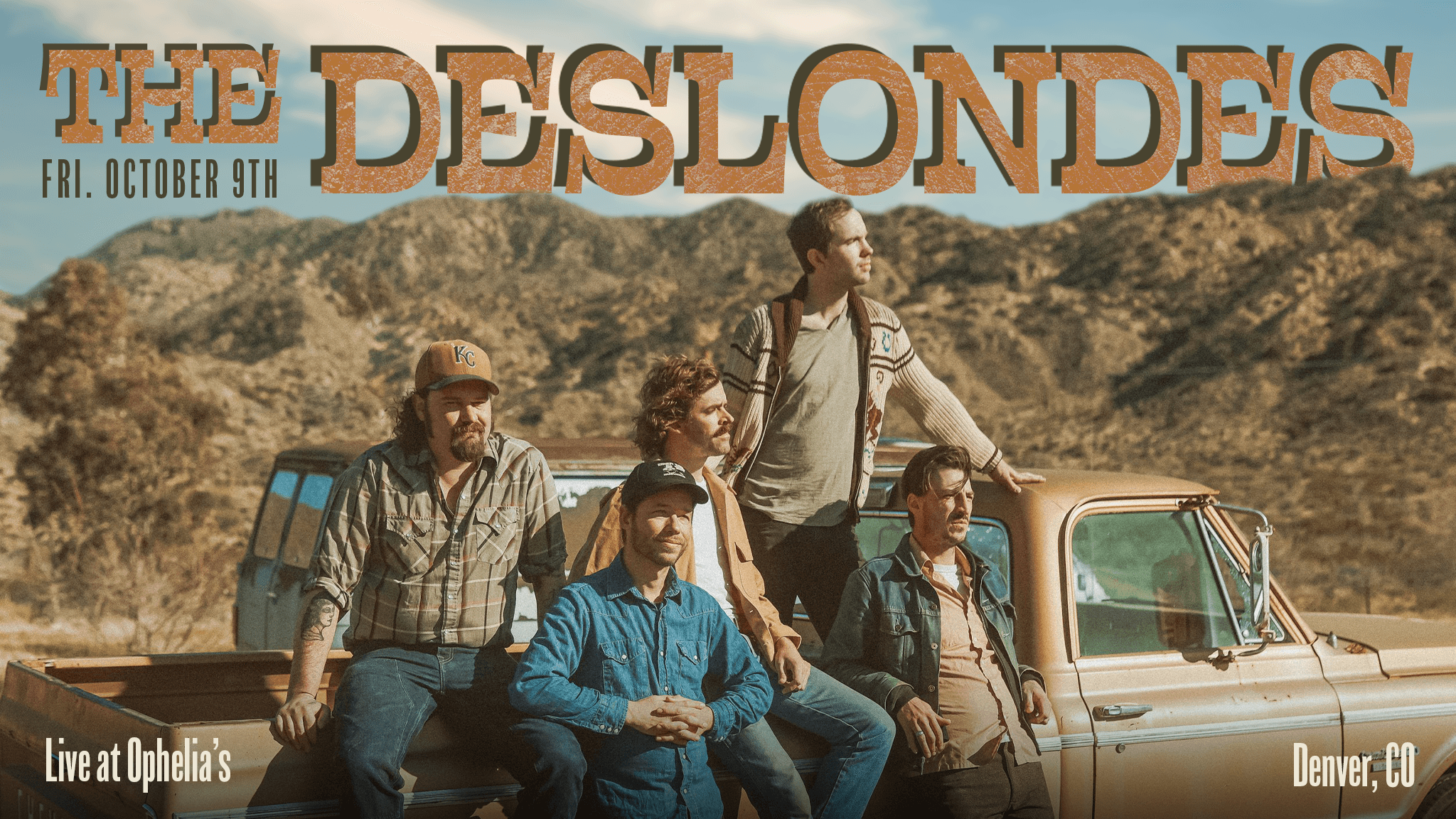 Cover for The Deslondes w/ Gina Leslie